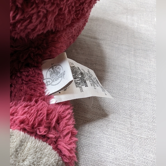 Lotso Huggin Bear Toy Story 3 Disney Parks  Strawberry Scented Medium Plush 14" - Picture 5 of 13
